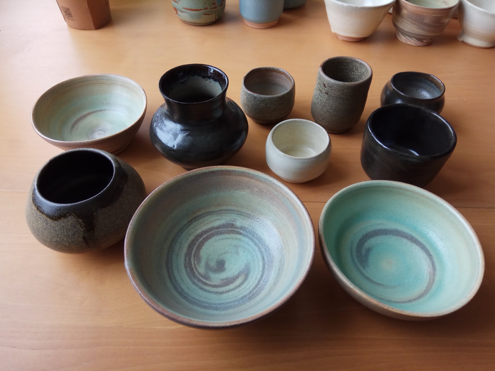 轆轤拉坯示範教具：杯、碗、盤組