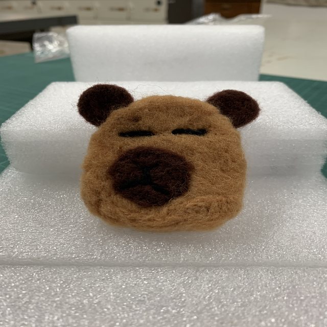 小熊仿生羊毛氈